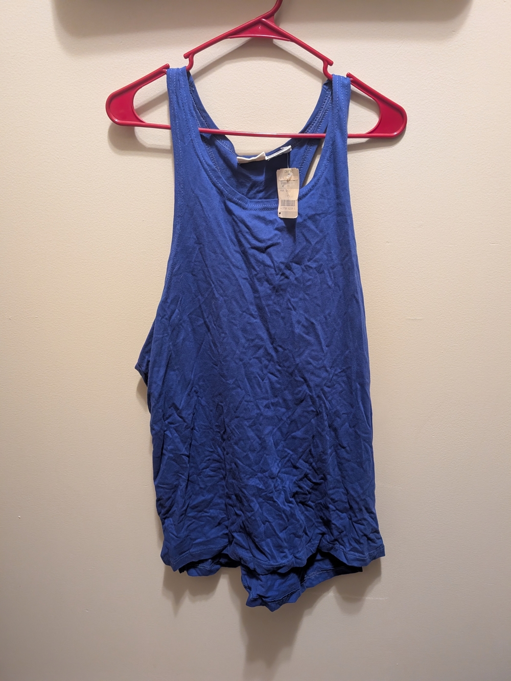 Vintage Blue Racerback Tank Top